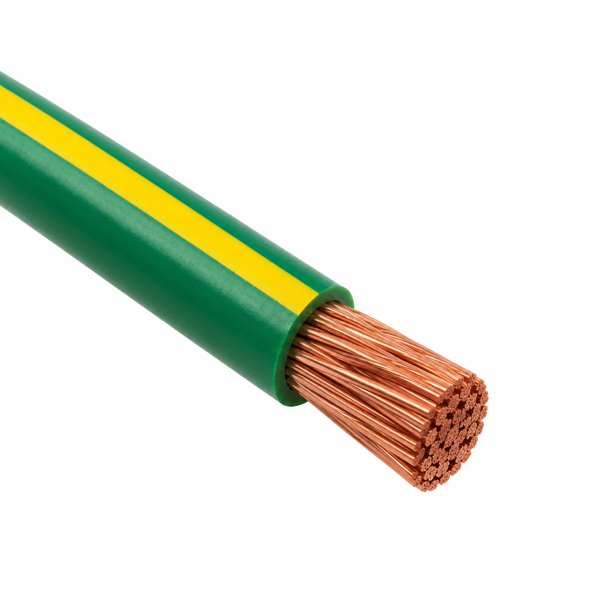 Cable soldador 2/0 AWG Cu PVC 105C600V Verde/Amarillo