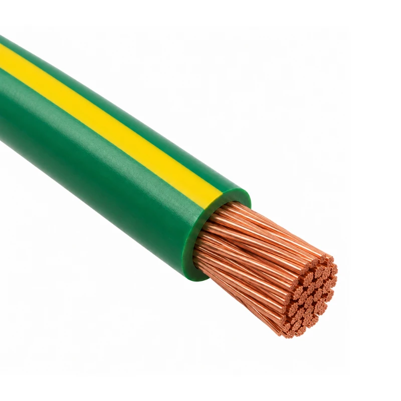 Cable soldador 3/0 AWG Cu PVC 105C600V Verde/Amarillo