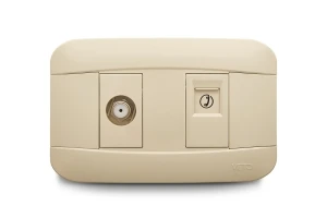 Mixto 1 Jack Teléfono Rj14 + 1 Coaxial