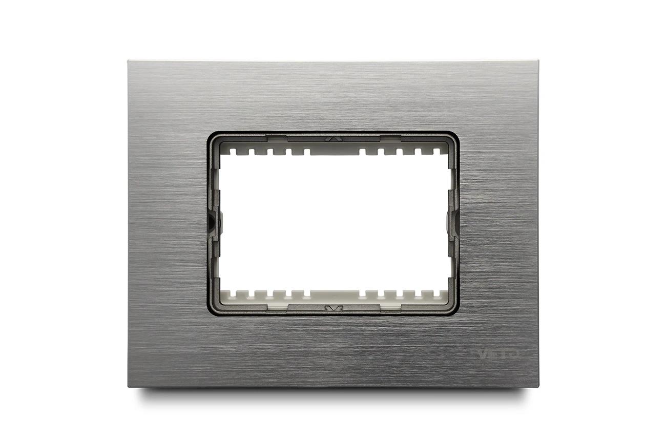 Placa Aluminio Plata