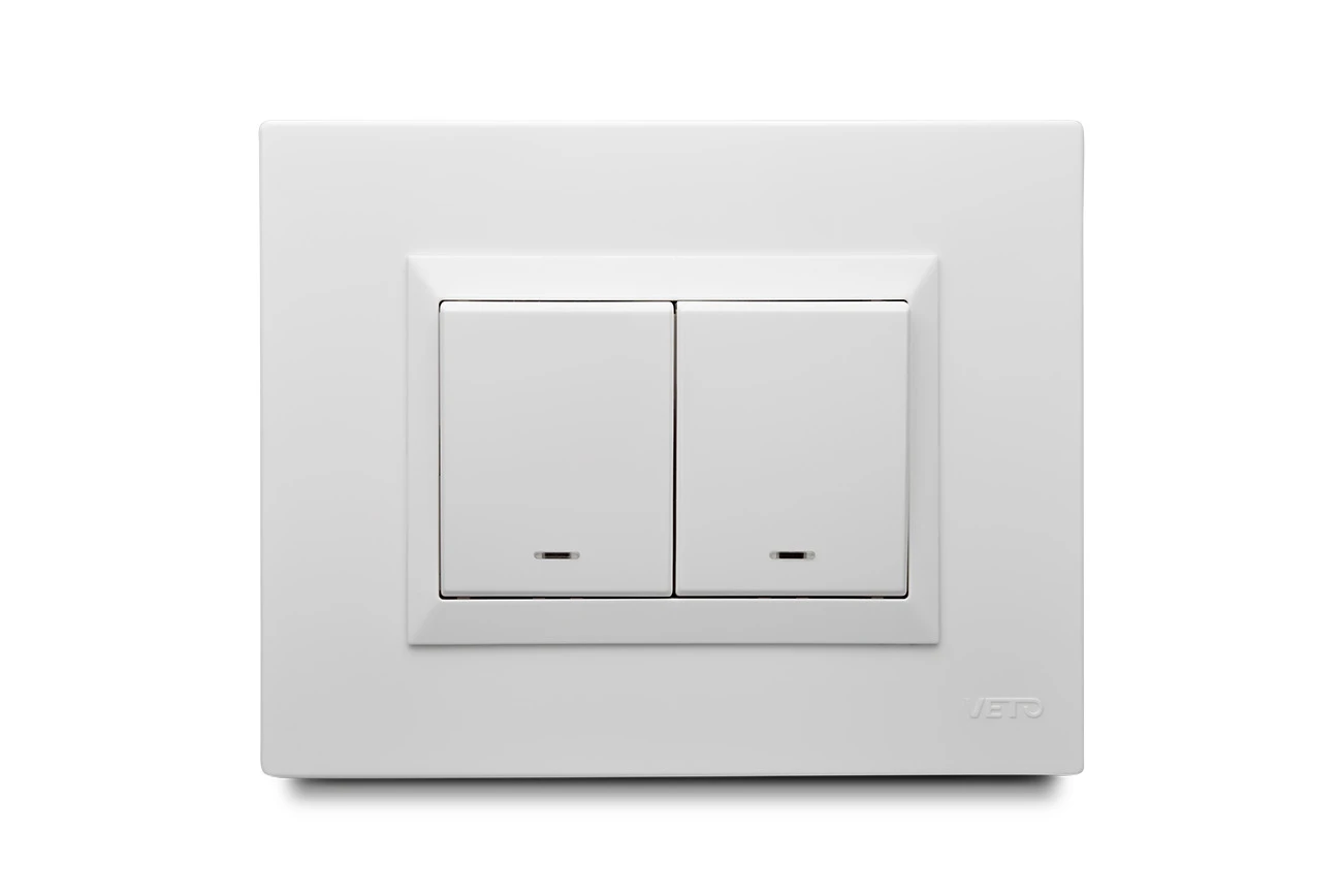 Interruptor Inteligente Doble Con Tecla