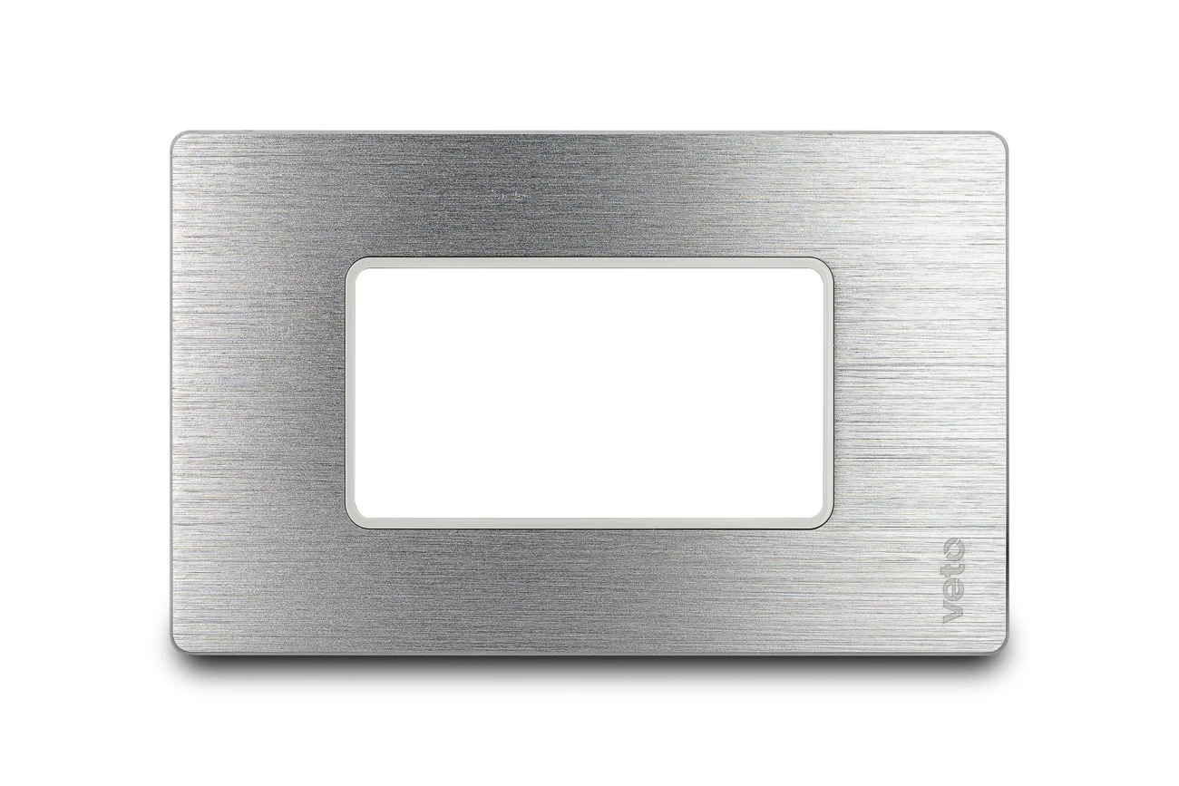 Placa Stilo Plata Aluminio
