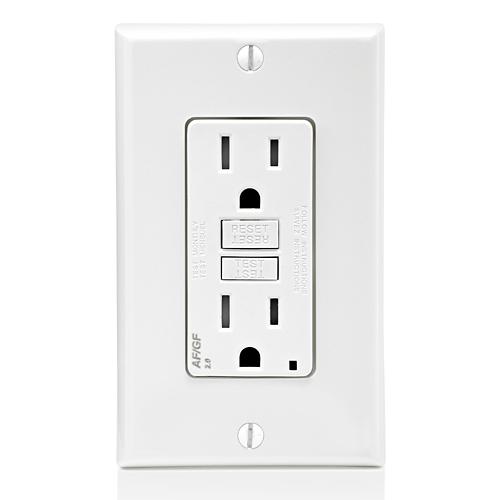 Toma doble AFCI/GFCI 15 A 125 V color blanco