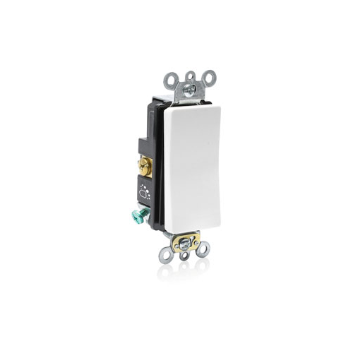 Interruptor sencillo 20 A 120/277 V grado comercial color blanco