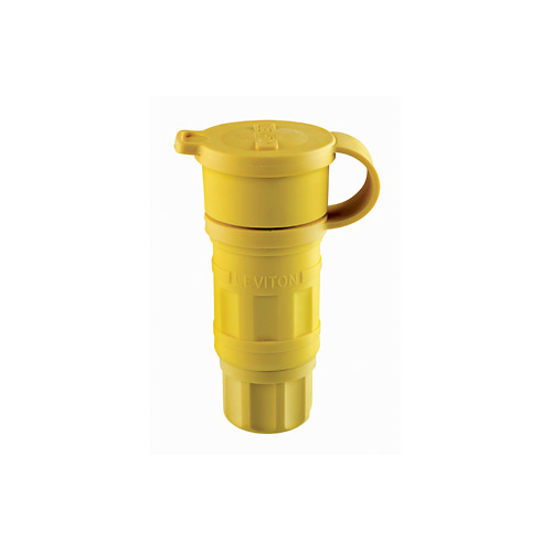 Toma aérea Wetguard con polo a tierra 20 A 250 V color amarillo