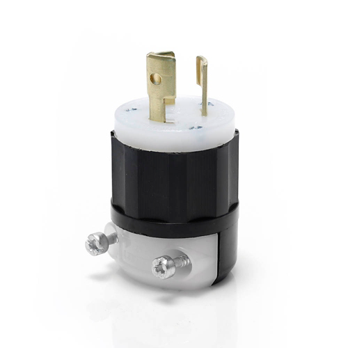 Clavija de media vuelta (Locking) con polo a tierra 15 A 125 V