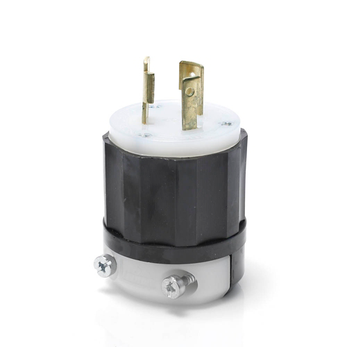 Clavija de media vuelta (Locking) con polo a tierra 20 A 125 V