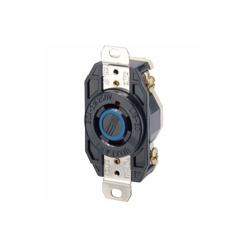 Toma de incrustar de media vuelta (Locking) 20 A 250 V