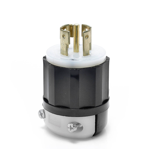 Clavija de media vuelta (Locking) con polo a tierra 30 A 120/208 V