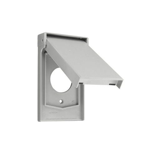 Tapa intemperie termoplástica para tomas de incrustar Locking 20 A y 30 A
