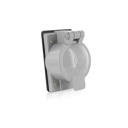 Tapa de aluminio para tomas de 50 A IP64