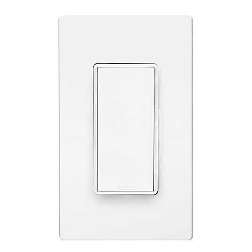 Interruptor de bajo voltaje Provolt de 1 botón blanco con tapa