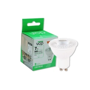 Bombilla Led Gu10 7W 6000K 100-240 Vac