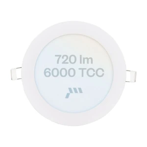 Panel Led Redondo 12W 6000K 100-240 Vac