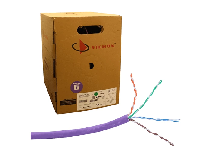 Cable Cat 6 UTP LSZH, 305 m, violeta [cat-001] [sub-001]