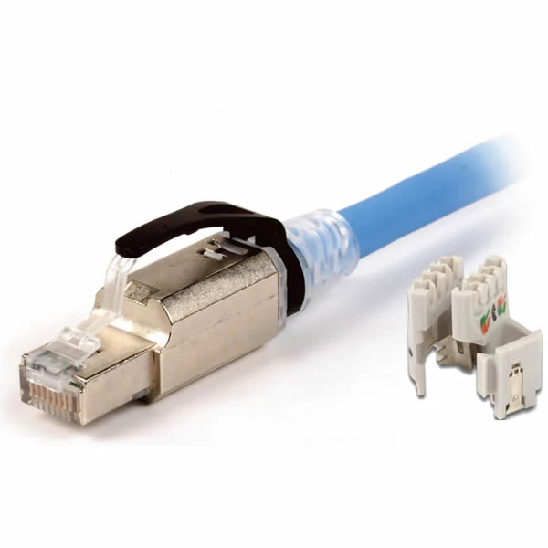 Plug RJ45 Z-PLUG Cat 6A blindado, terminación en campo [cat-004] [sub-015]