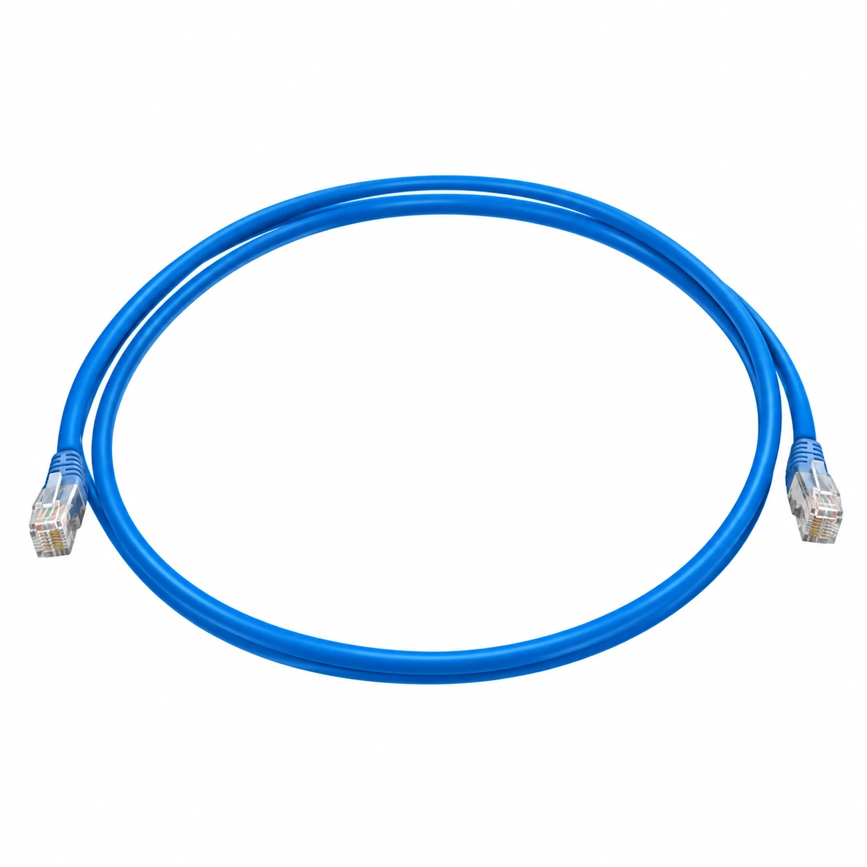 Patch cord Cat 6A S/FTP, 0,9 m, azul [cat-004] [sub-018]