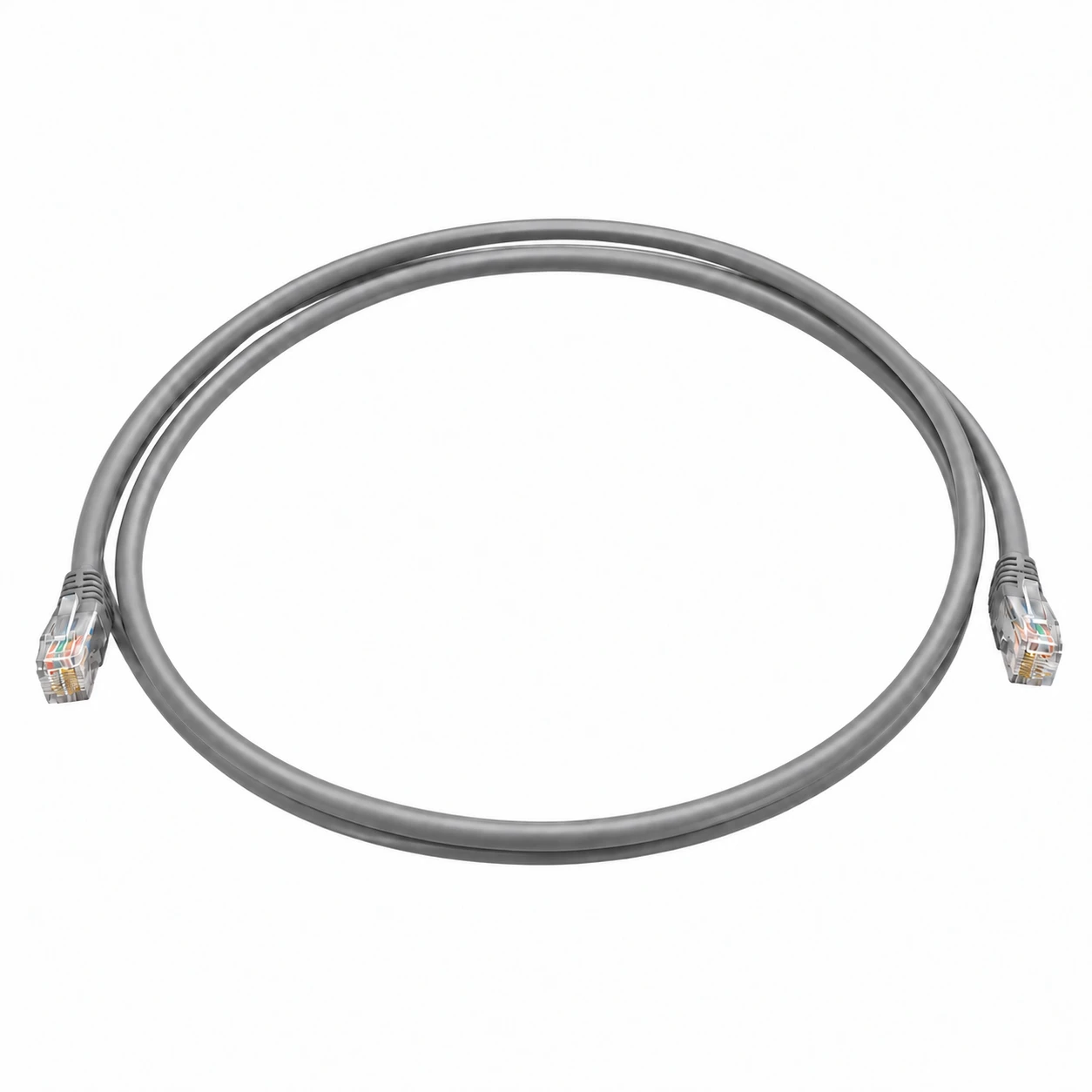 Patch cord Cat 6A S/FTP, 0,9 m, gris [cat-004] [sub-018]