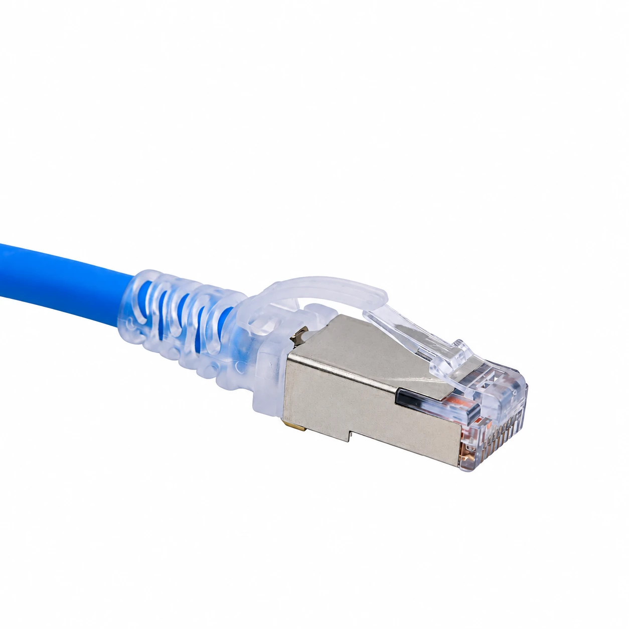 Patch cord Cat 6A S/FTP, 2,1 m, azul [cat-004] [sub-018]