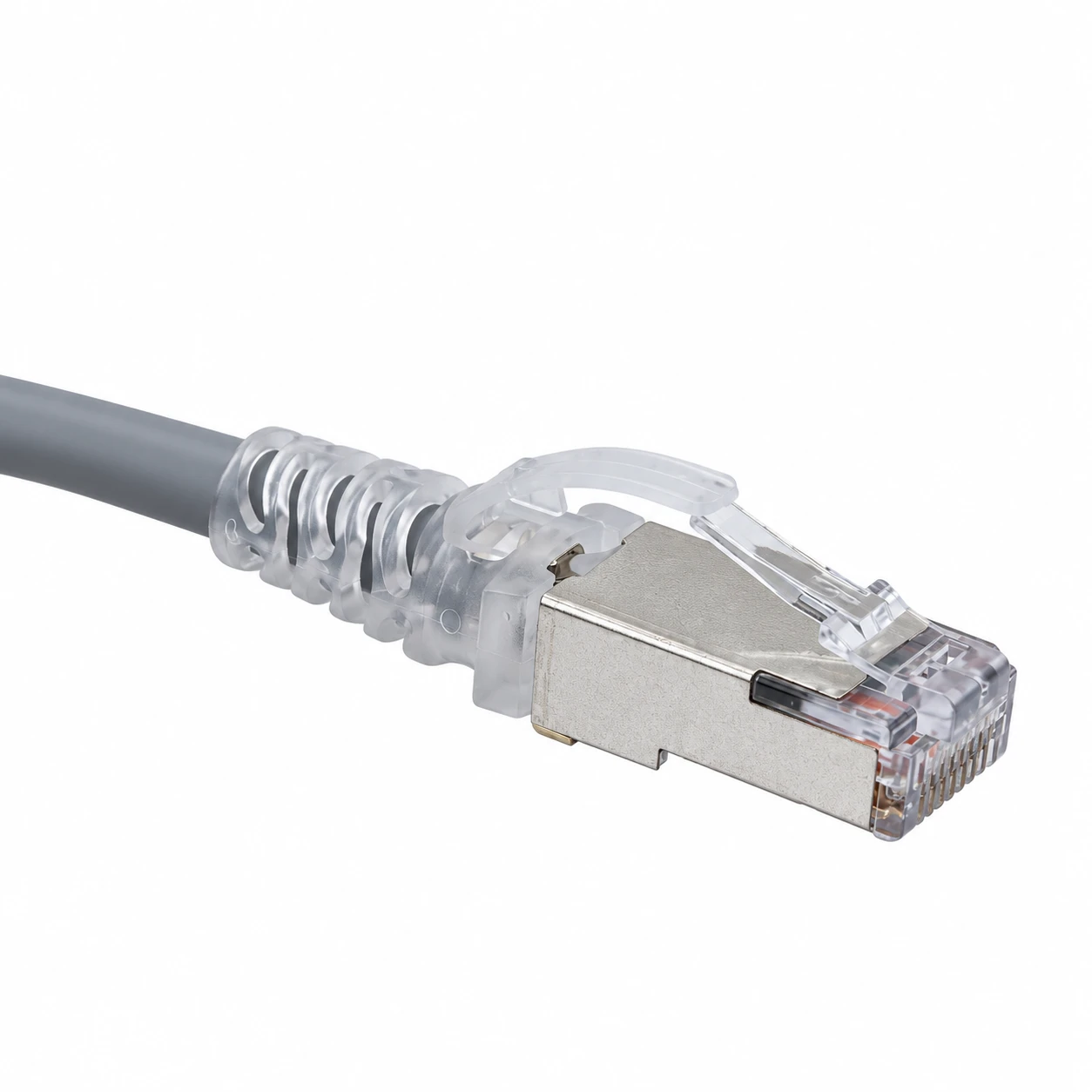 Patch cord Cat 6A S/FTP, 5,1 m, gris claro [cat-004] [sub-018]