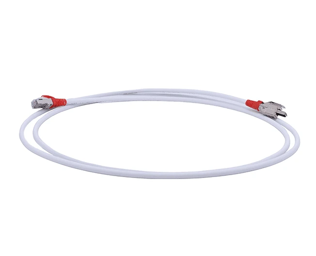 Patch cord TERA-RJ45, 2 pares, 1 m, bota roja [cat-005] [sub-022]