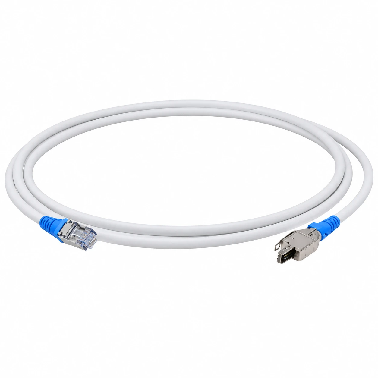 Patch cord TERA-RJ45, 2 pares, 2 m, bota azul [cat-005] [sub-022]