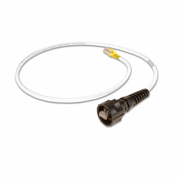Patch cord Ruggedized a RJ45 Cat 6A, 1,5 m, bota amarilla [cat-006] [sub-025]