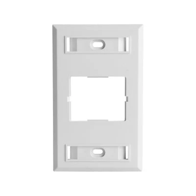 Placa de pared CT para 1 adaptador, blanca [cat-008] [sub-035]