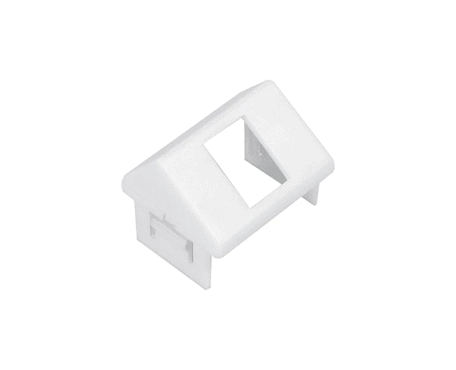 Adaptador angulado CT, 1 puerto, blanco [cat-008] [sub-035]