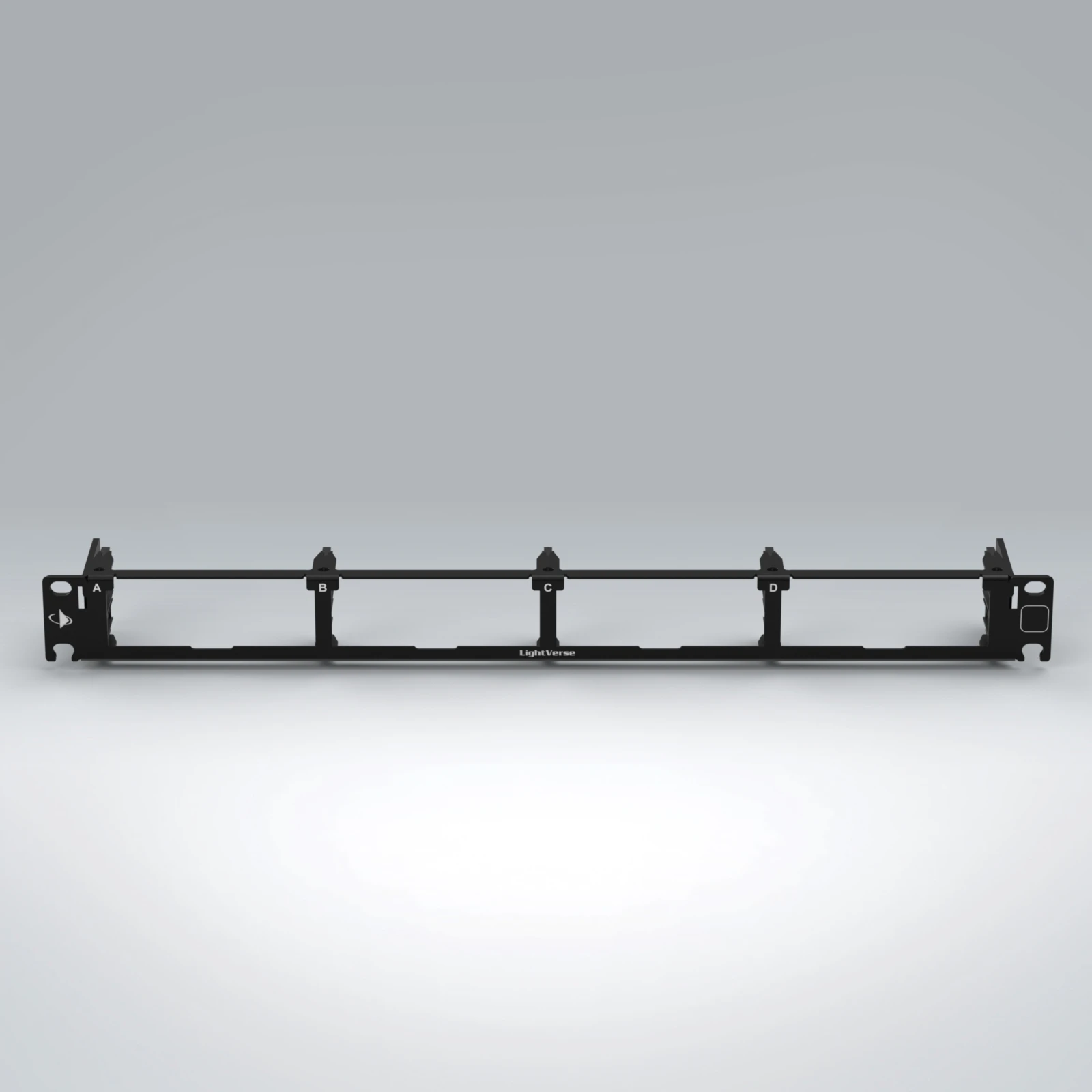 Panel modular de fibra y cobre LightVerse, 1 RU [cat-009] [sub-042]