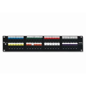 Patch panel HD6 Cat 6, 48 puertos, 2 RU [cat-003] [sub-010]
