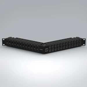 Patch panel angulado Cat 6A blindado, 48 puertos, 1 RU [cat-004] [sub-017]