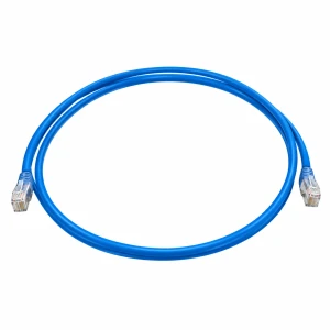 Patch cord Cat 6A S/FTP, 0,9 m, azul [cat-004] [sub-018]