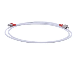Patch cord TERA-RJ45, 2 pares, 1 m, bota roja [cat-005] [sub-022]