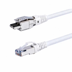 Patch cord TERA-RJ45, 4 pares, 1 m, bota blanca [cat-005] [sub-023]