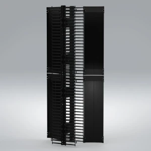 Organizador vertical frontal/trasero, 12 × 6 pulgadas, 45 RU [cat-007] [sub-033]