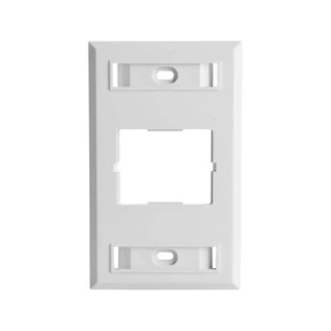 Placa de pared CT para 1 adaptador, blanca [cat-008] [sub-035]