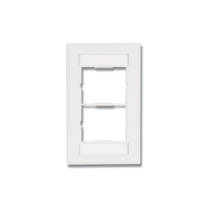 Placa de pared CT para 2 adaptadores, blanca [cat-008] [sub-035]