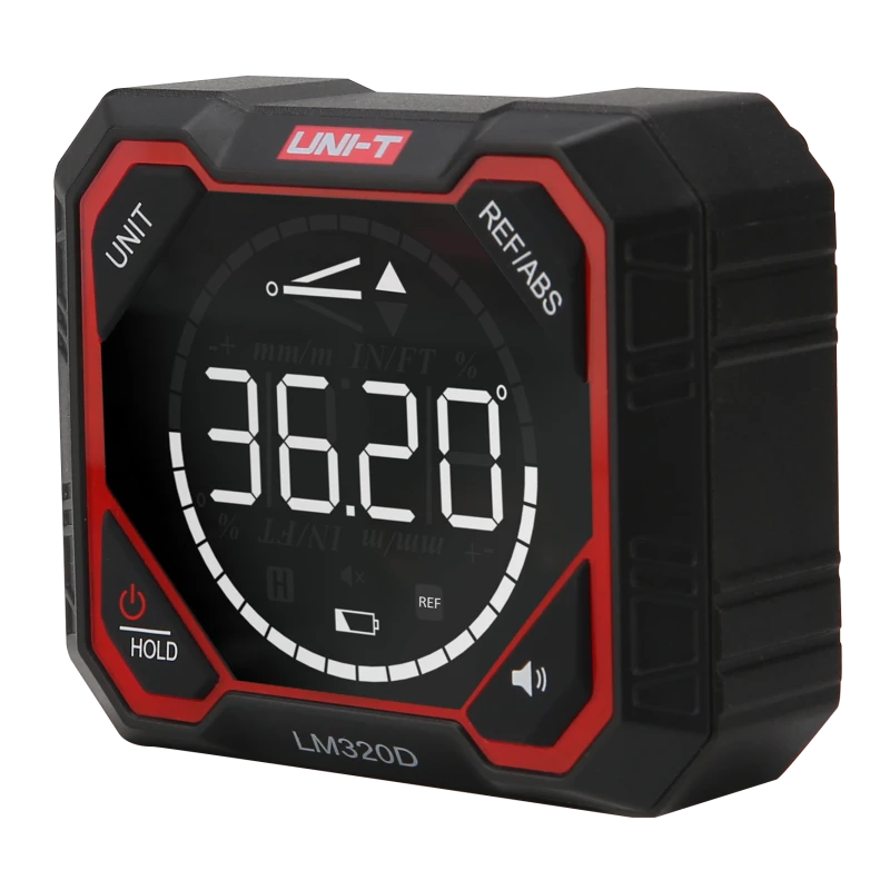 Medidor de ángulos resolución 0,05° LM320D
