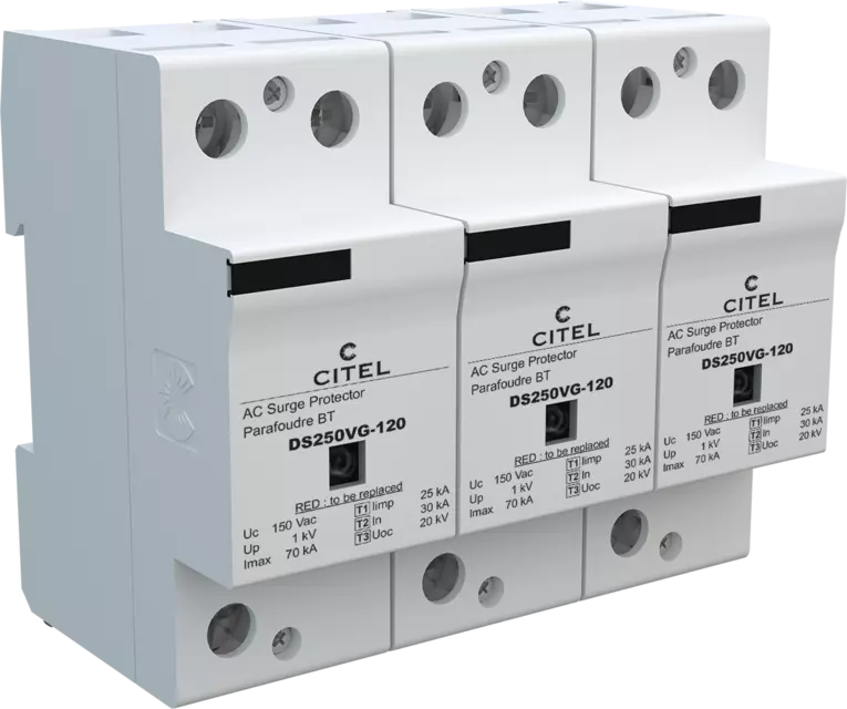 Dps Citel Tipo 1+2 3 Polos Uc 150 V Ac Iimp 25 Ka