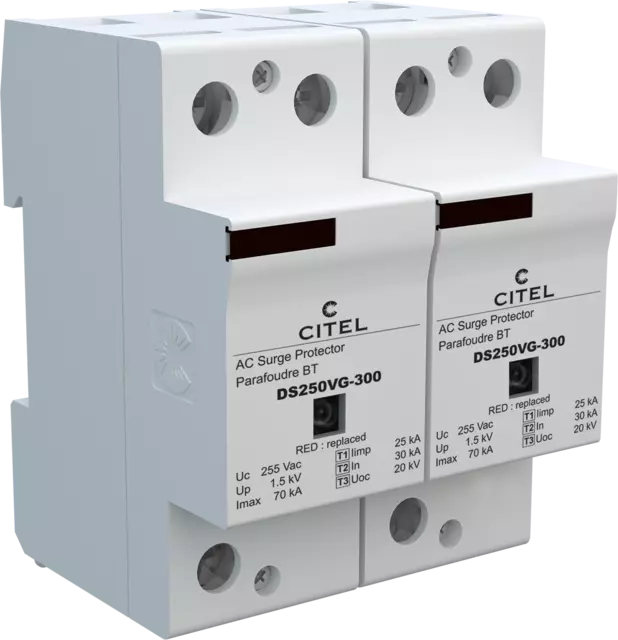 Dps Citel Tipo 1+2 2 Polos Uc 330 V Ac Iimp 25 Ka