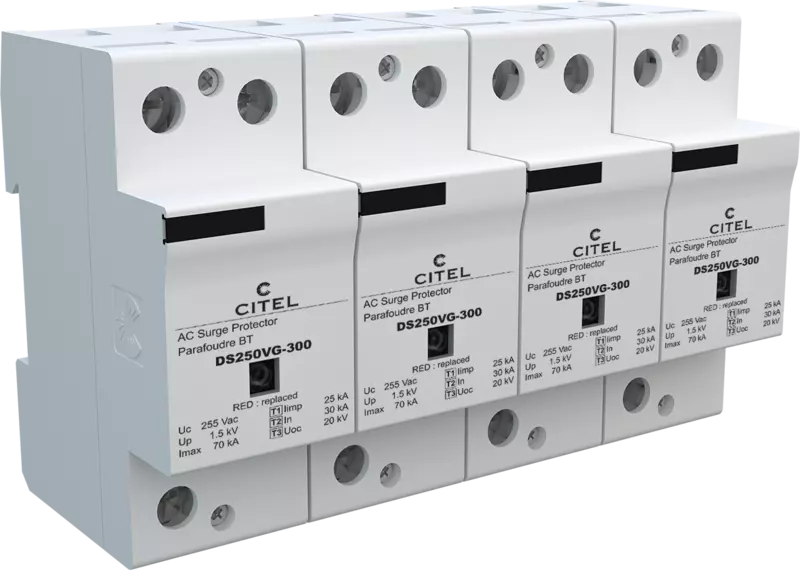 Dps Citel Tipo 1+2 4 Polos Uc 330 V Ac Iimp 25 Ka