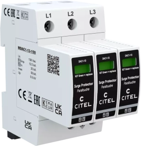 Dps Citel Tipo 1+2 3 Polos Uc 150 V Ac Iimp 125 Ka
