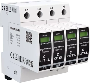 Dps Citel Tipo 1+2 4 Polos Uc 320 V Ac Iimp 125 Ka