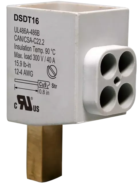 Adaptador De Terminal Doble Citel Dsdt16 Hasta 35 Mm²