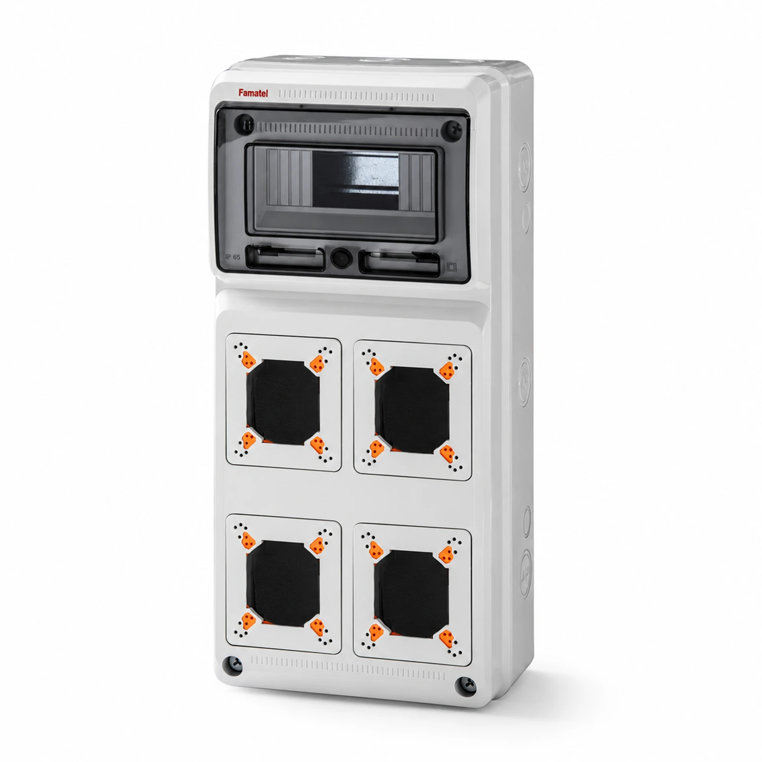 Tablero De Baja Tensión Acquacombi 8 Módulos 4 Slots De Sobreponer IP65 cat-001 sub-003