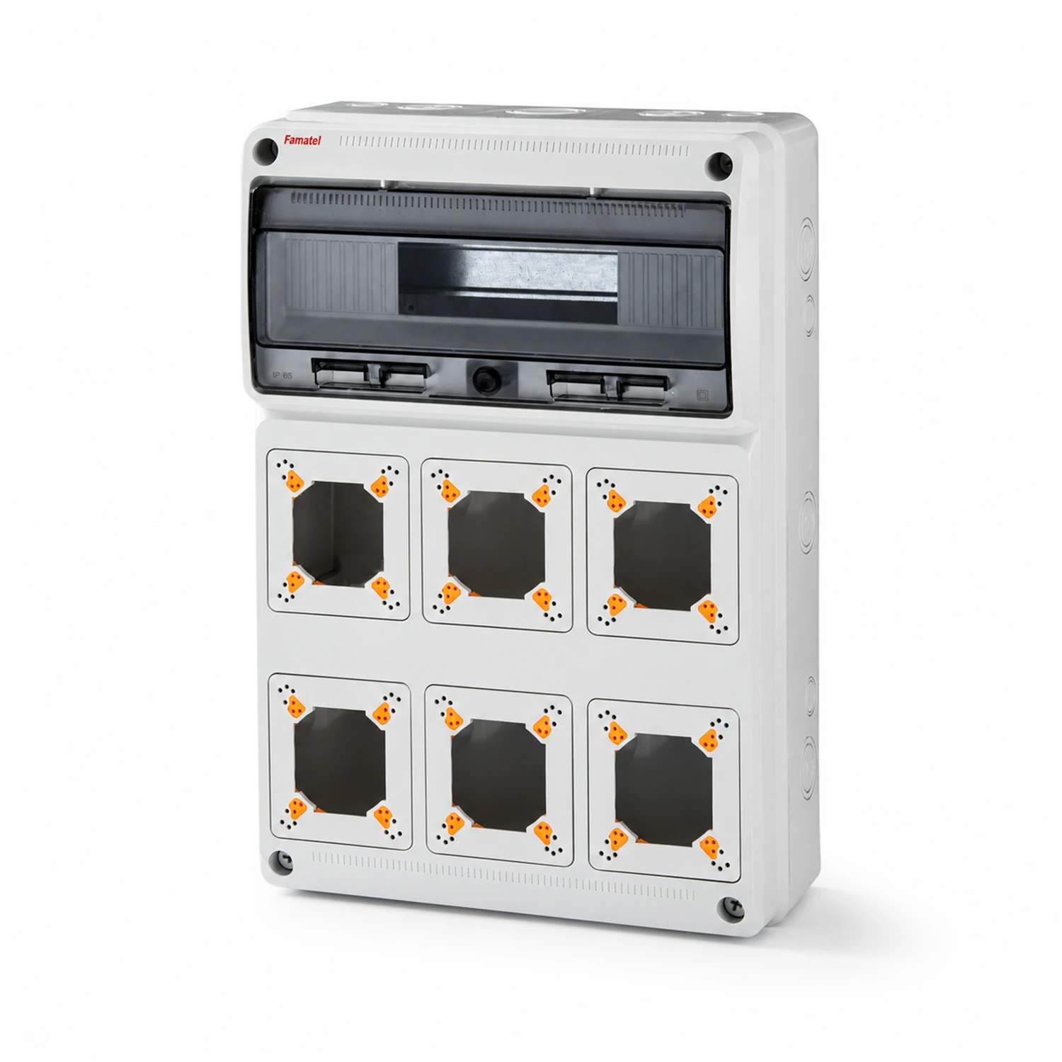 Tablero De Baja Tensión Acquacombi 16 Módulos 6 Slots De Sobreponer IP65 cat-001 sub-003