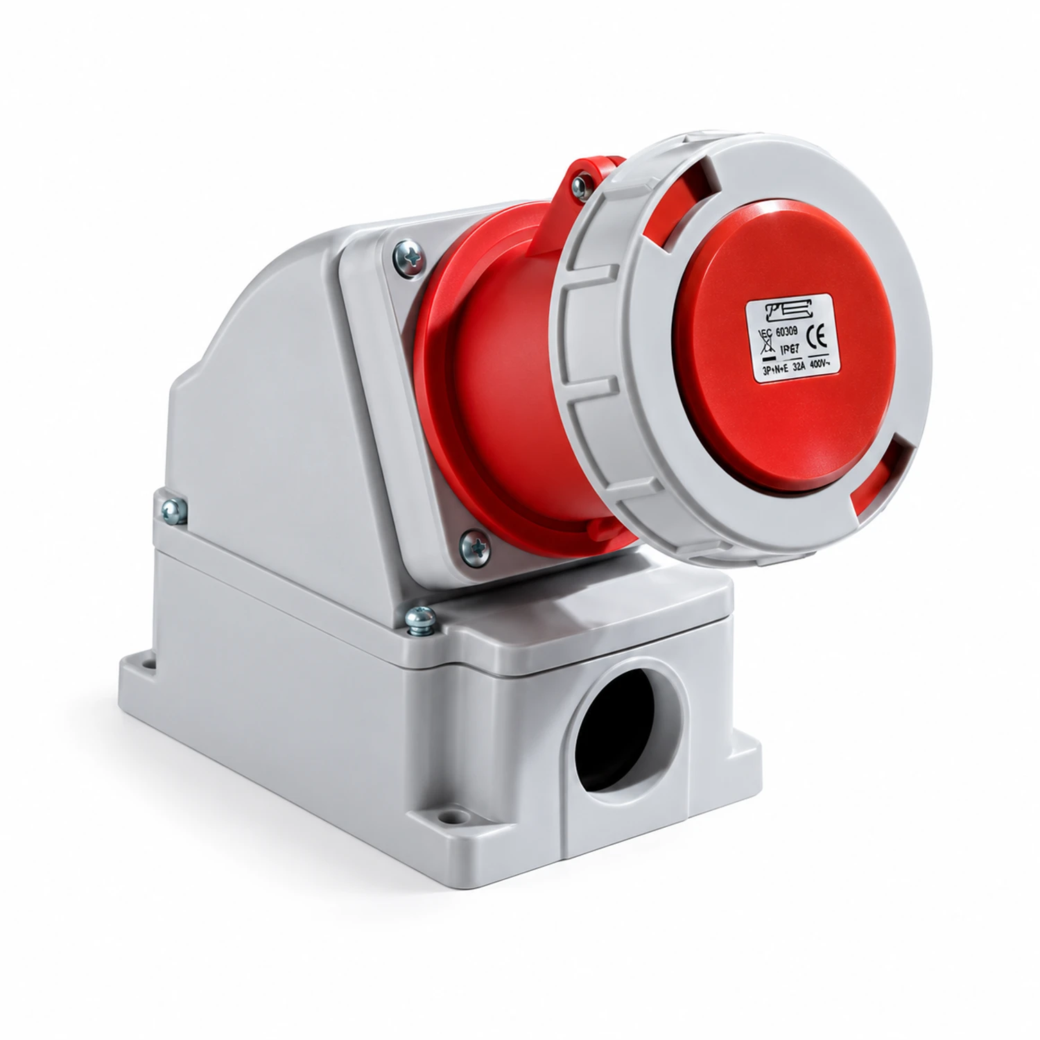 Toma Industrial De Sobreponer 3P+T+N 63 A 380-480 V~ IP67 cat-003 sub-017