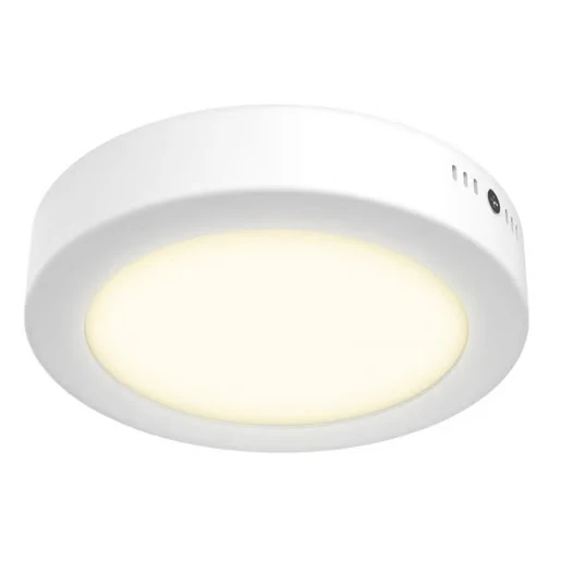 Panel LED redondo de sobreponer Ankaa II 12W 4000K blanco