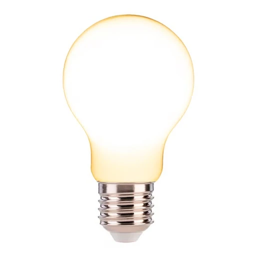 Bombillo LED A19 Milky 6W 3000K cristal